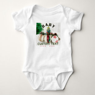 Personalised Last Name Announcement Baby Bodysuit
