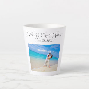 Personalised latte cup
