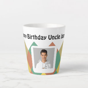 Personalised Latte Mug-editable image & text Mug