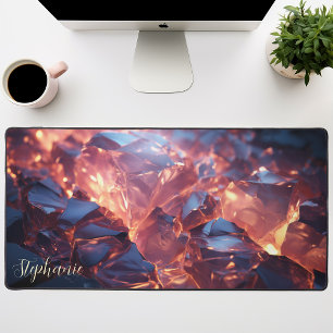 Personalised Lava Rock Desk Mat