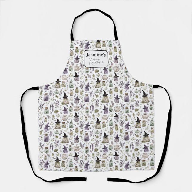 Personalised Lavender & Apothecary Apron (Front)