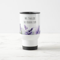 Personalised Lavender Flowers Teacher Appreciation