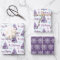 Personalised Lavender Merry Christmas Tree Script