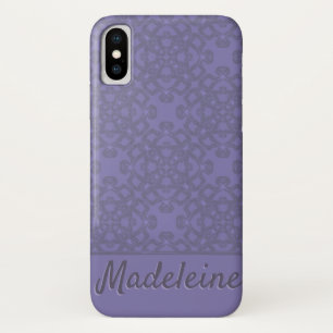 Personalised lavender pattern Case-Mate iPhone case