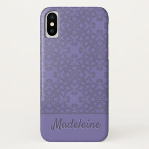 Personalised lavender pattern Case-Mate iPhone case