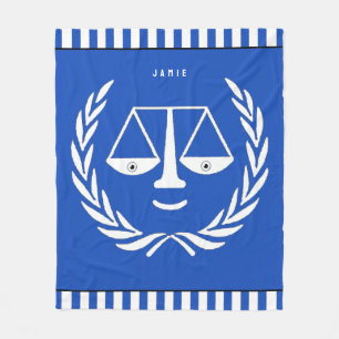 Personalised Lawyer Fleece Blanket