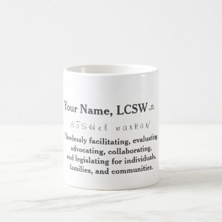 Personalised LCSW Mug