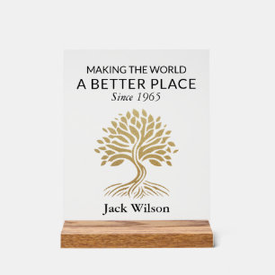 Personalised Legacy & Impact Acrylic Sign