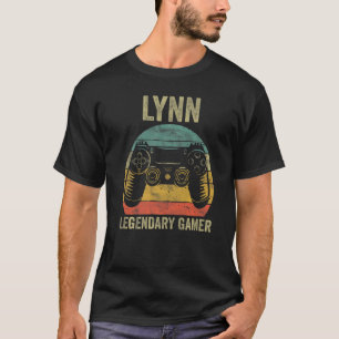 Personalised Legendary Gamer Shirt Lynn Name Video