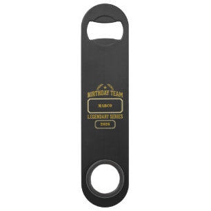 Personalised Legendary Series Gold Birthday