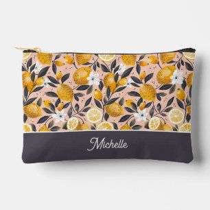 Personalised Lemon Accessory Pouch