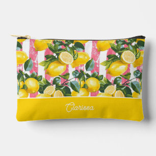 Personalised Lemon Accessory Pouch