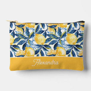 Personalised Lemon Accessory Pouch