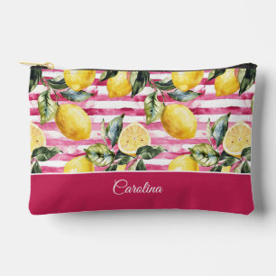 Personalised Lemon Accessory Pouch
