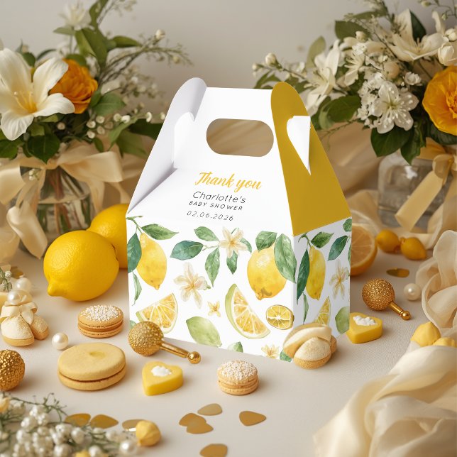 Personalised Lemon Citrus Favour Gift Box (Creator Uploaded)