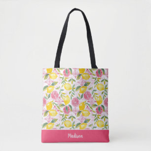 Personalised Lemon Tote Bag
