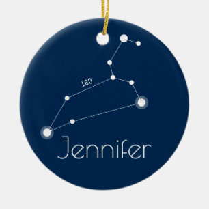 Personalised Leo Constellation Ornament