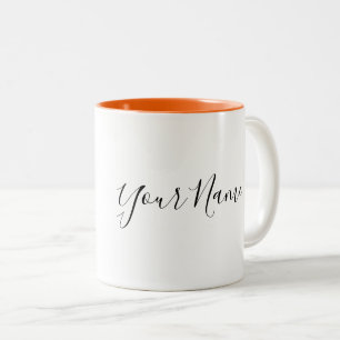 Personalised Leo Zodiac sign Name and traits Two-Tone Coffee Mug