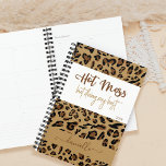 Personalised Leopard Print Hot Mess Doing my Best Planner<br><div class="desc">Hot Mess But Doing My Best,  personalised planner with leopard print design. Simple,  girly and trendy with modern quote in hand lettered typography - perfect for school,  office and multi-tasking mommas!</div>
