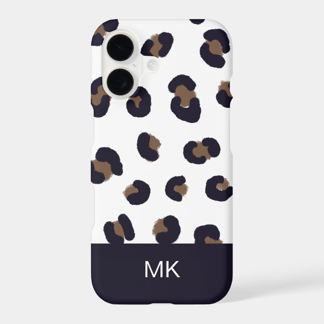 Personalised Leopard Print Monogram (Back)
