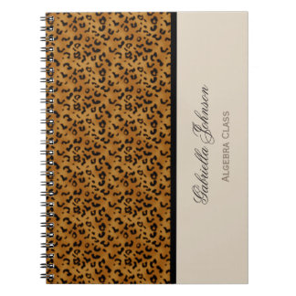 Personalised: Leopard Print Notebook