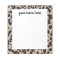 Personalised Leopard Print Notepad