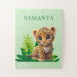 Personalised Leopard Puzzle