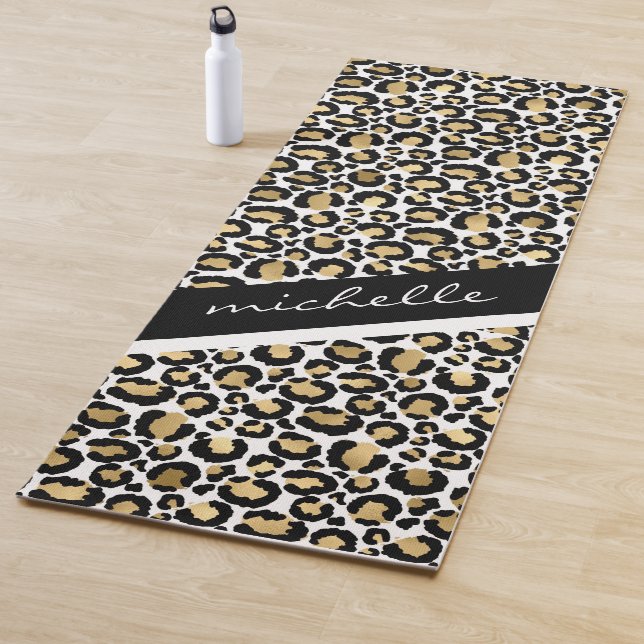 Personalised Leopard Yoga Mat (In Situ)