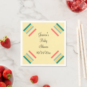 Personalised Let's Get Beachy  Napkin