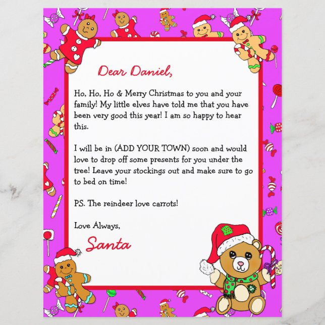 Personalised Letter from Santa Claus (Front)