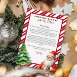 Personalised letter from Santa Claus Christmas Inv Invitation<br><div class="desc">Personalised letter from from Santa Clause.
Give your child this year special,  cute letter from Santa. 
Collection: 
https://www.zazzle.com/collections/love_christmas_collection-119212194434211063</div>