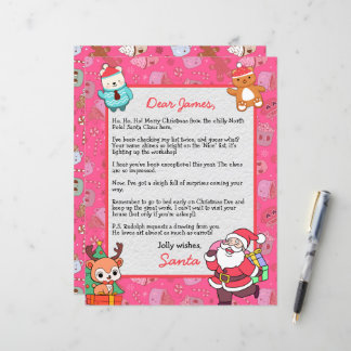 Personalised Letter from Santa Claus for kids