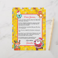 Personalised Letter from Santa Claus for kids