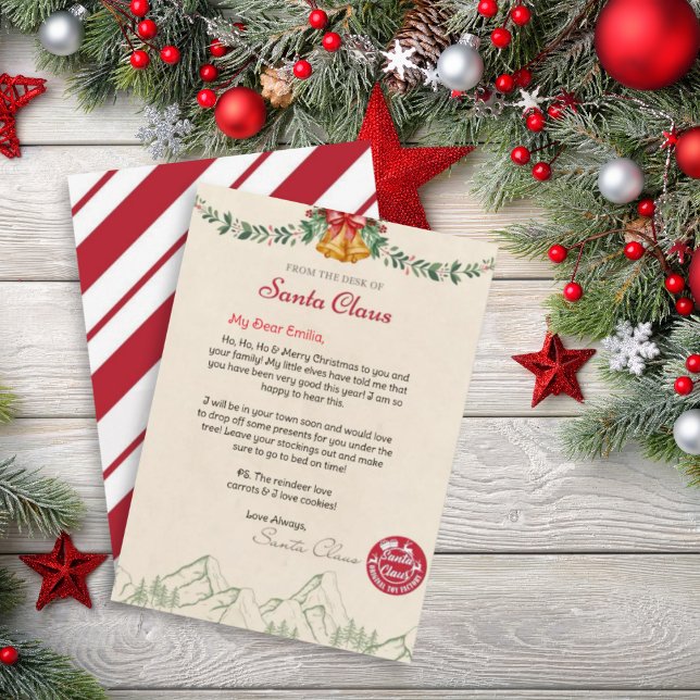 Personalised Letter from Santa Claus template (Creator Uploaded)