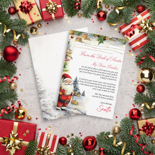 Personalised Letter from Santa Claus template
