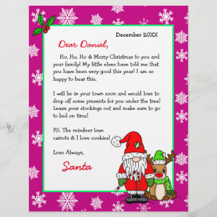 Personalised Letter from Santa for Children