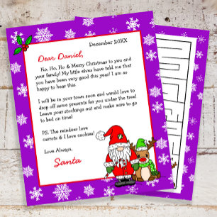 Personalised Letter from Santa for Children