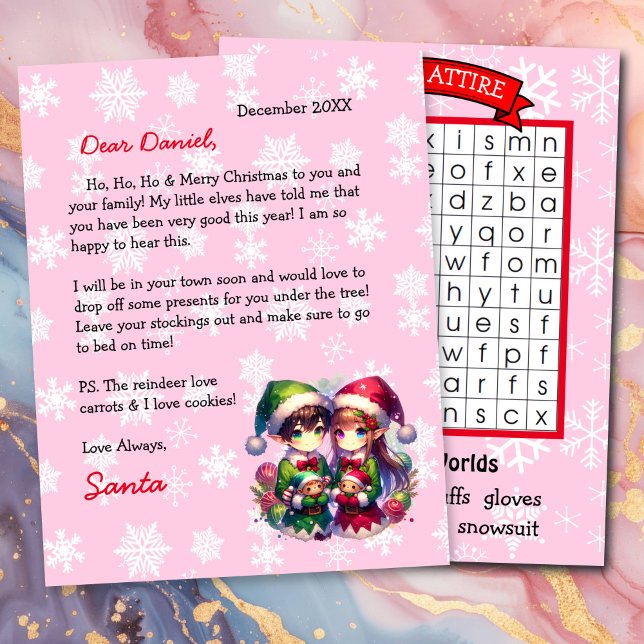 Personalised Letter from Santa for Children (Creator Uploaded)