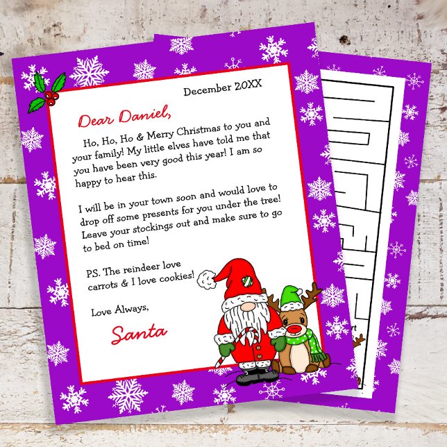 Personalised Letter from Santa for Children (Creator Uploaded)