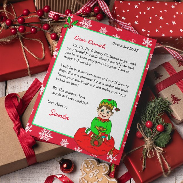 Personalised Letter from Santa for Children (Creator Uploaded)