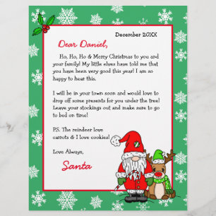 Personalised Letter from Santa for Children
