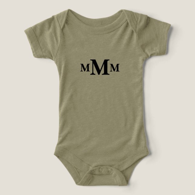 Personalised Letter "M" Monogram  Template (Design Front)
