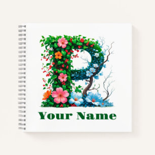 Personalised Letter P Notebook