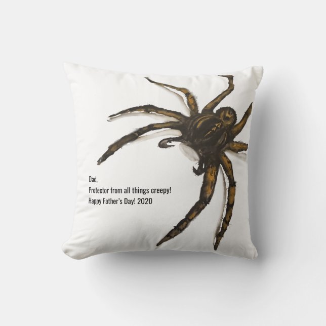 Personalised Letter throw pillow for Dad Father’s (Front)