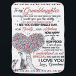 Personalised Letter To My Granddaughter Baby Blanket<br><div class="desc">Personalised Letter To My Granddaughter From Grandma,  Heart Love For My Baby Girl,  Granddaughter Birthday Gift,  Christmas Blanket</div>