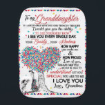 Personalised Letter To My Granddaughter From Gran Burp Cloth<br><div class="desc">Personalised Letter To My Granddaughter From Grandma</div>