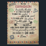 Personalised Letter To My GrandSon, Birthday Gift Tablecloth<br><div class="desc">Personalised Letter To My GrandSon,  Birthday Gift</div>
