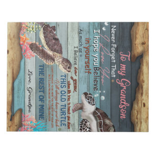 Personalised Letter To My Grandson From Grandpa Notepad