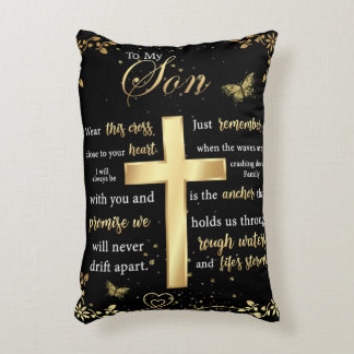 Personalised Letter To My Son Decorative Cushion
