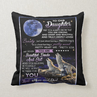Personalised Letter To Our Daughter Cushion